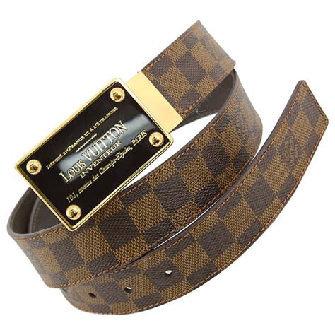 belt brown lv|louis vuitton belt men black.